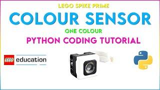 Lego Spike Prime - Colour Sensing Using Python Code Tutorial