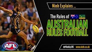 The Rules of Australian Aussie Rules Football - EXPLAINED