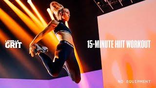 15-Minute At-home HIIT Cardio Workout  LES MILLS GRIT  LES MILLS X REEBOK NANO SERIES