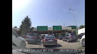 Kulata Bulgaria ⭢ Promachonas Greece border crossing  Driving BG⭢GR