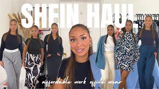 HUGE SHEIN WORK CLOTHES HAUL 2023  Office Looks Sixth Form Smart Outfits