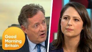 Piers Morgan and Corries Nicola Thorp Go Head-to-Head in Heated Sexism Row  Good Morning Britain