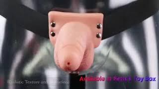 Fetish Fantasy Hollow Squirting Strap-on Dildo with Balls by Pipedream Video by Bettys Toy Box