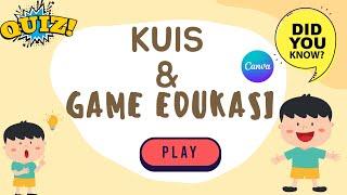 Membuat Kuis dan Game Edukasi di Canva