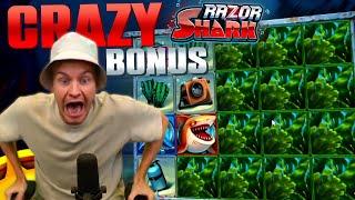 SEAWEED Unexpected BONUS on Razor Shark Big Win