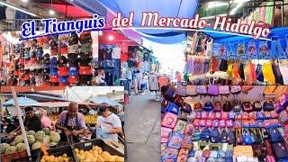 El Tianguis del Mercado Hidalgo de Zamora Michoacán de que fui a comprar cosas y miramos los Puestos