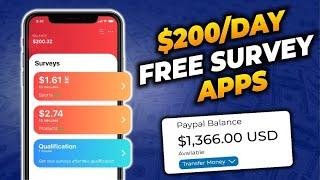 Top Survey Apps For Money $200 Per Day Using Survey Apps  Apps That Pay 2023