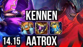 KENNEN vs AATROX TOP  Rank 7 Kennen Godlike  EUW Challenger  14.15