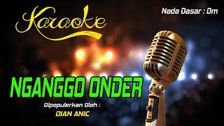 Karaoke NGANGGO ONDER  Dian Anic 