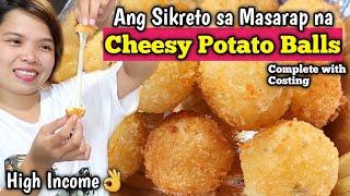 Cheesy Potato Balls PangNegosyo RecipePica - Pica Complete with Costing