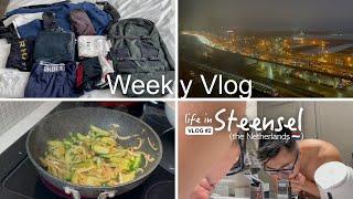 6AM Toronto highway noise cleaning packing and emptying out the fridge  RELAXING SILENT VLOG #2