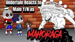 Gacha Club Undertale reacts to Male YN as Mahoraga - Jujutsu Kaisen