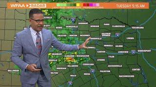 DFW Weather Rain moves into North Texas Tuesday morning