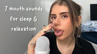 ASMR 7 types of mouth sounds for deep sleep