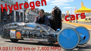 most fuel efficient hydrogen car fuel cell electric vehicle velomobile