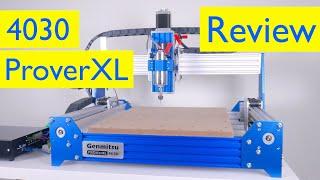 The King of Budget CNC?   Sainsmart Genmitsu ProverXL 4030 CNC Router Review with Aluminium test