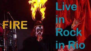 Arthur Brown & Alice Cooper - Fire live Rock in Rio 2017