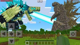 I Found WARDENZILLA vs GODZILLA -1 in Minecraft Pocket Edition... Godzilla Minus One