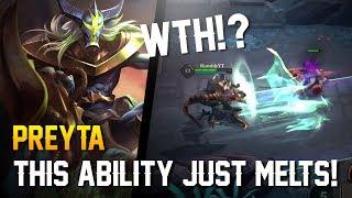 Strike of Kings THIS ABILITY JUST MELTS Preyta Gameplay