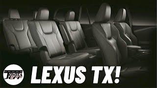 2024 Lexus TX Interior Teased - 3 Full Rows + Luxury