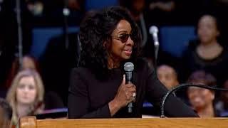 Gladys Knight performs at Aretha Franklin Funeral