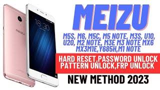 Meizu Hard Reset Password Unlock Frp unlock ALL MODELS New Method 2023