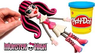 DibusYmas Stop Motion Play Doh Monster High Draculaura Doll claymation plastilina playdo - Vengatoon