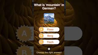 Fun German Word Quiz Test Your Vocabulary  Learn German  Mountain