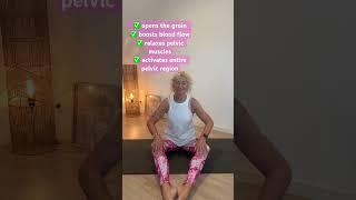 BEST pelvic floor exercises for menopause Butterfly Stretch