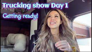 Trucking Show Vlog  getting ready parking makeover