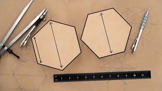 The ONLY Hexagon HOW-TO Youll Ever Need  How to Draw a Hexagon With or Without a Compass