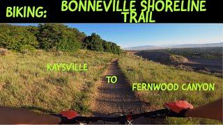 Biking the Bonneville Shoreline Trail - Kaysville to Fernwood