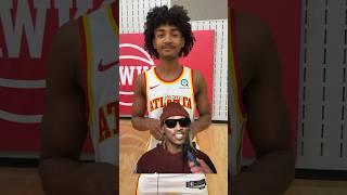 Rapid fire with Kobe Bufkin  #nba #atlhawks #kobebufkin