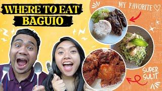 ENG SUB WHERE TO EAT BAGUIO - FOOD VLOG WITH PRICES