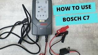 Bosch C7 - How to use