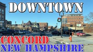 Concord - New Hampshire - 4K Downtown Drive