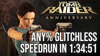 Tomb Raider Anniversary Speedrun in 13451 Any% Glitchless