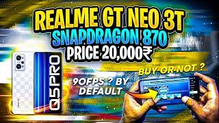 REALME GT NEO 3T PUBGBGMI REVIEW Best Gaming Phone Under 20000  Snapdragon 870 under 20k