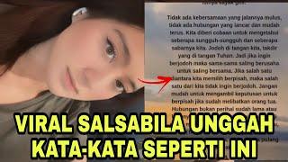 ADA APA DENGAN SALSABILA HINGGA UNGGAH KATA-KATA SEPERTI INI TERNYATA RIZKI NAZAR DAN SALSABILA