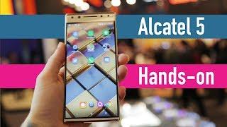 Alcatel 5 hands-on - MWC 2018