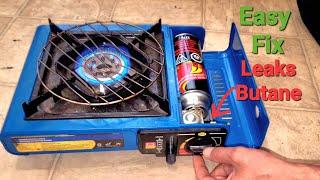 How To Fix Ministove Leaks Butane  Camping Stove Leaking DIY Easy Fix