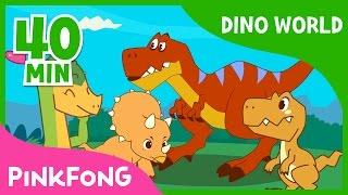 Dino World  T-Rex and more  +Compilation  Dinosaur Musical  Pinkfong Stories for Children