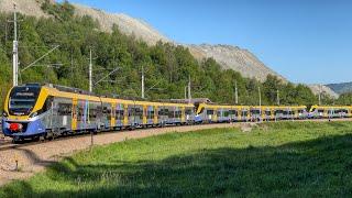 3xEN78A 2xED160 i EIC Tatry na 12 wagonach. Wzmocnione majówkowe pociągi na kolejowej Zakopiance