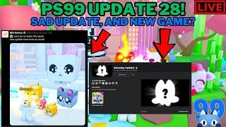 LIVE Pet Simulator 99  Update 28 - Sad Update And New Game?