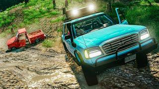 CHAINED Cars Off-Road Challenge  BeamNG Drive