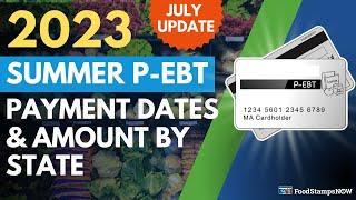 Summer 2023 P-EBT Payment Dates for 44 States July Update