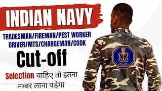 Indian Navy civilian MTSTradesmanFiremanDriverChargeman Cutoff & Result  Indian Navy Vacancy