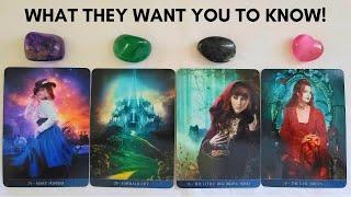  WHAT THEY MOST WANT YOU TO KNOW  Their Thoughts and Feelings PICK A CARD Love Tarot Timeless