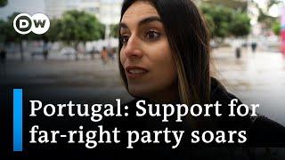 Portugals far-right party Chega gains popularity in polls ahead of elections  DW News