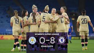 Leicester City 0-8 Chelsea  Highlights  Matchday 9  Womens Super League 202223